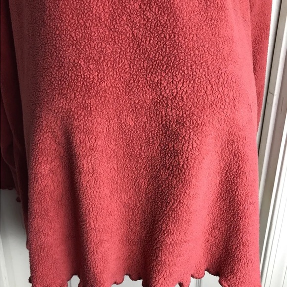 Roaman's Women Sweater Fleece Tunic Coral Boat Neck-PLUS SIZE 3X - Picture 5 of 7
